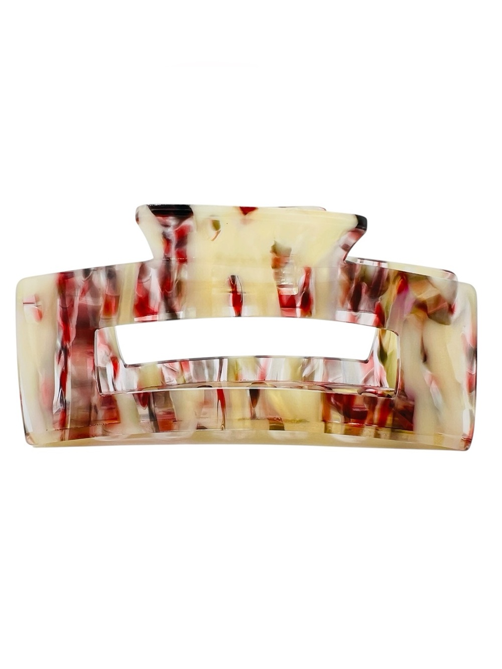 Open Rectangle Hair Clip New